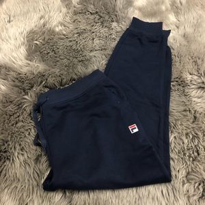 Fila | Women's French Terry Joggers | Navy | Small